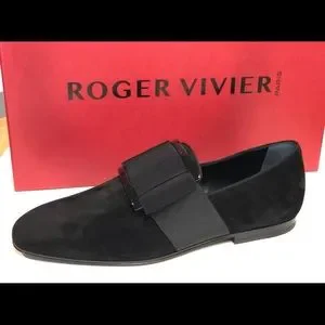 Mens loafer  shoes size 41 / us 7 with front gros grain panel and iconic buckle Roger Vivier | Shoes | Mens Loafer Shoes Size 4 Us 7 With  main image 2